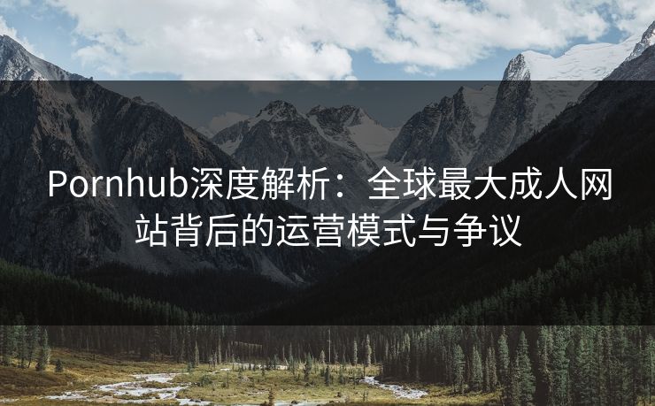 Pornhub深度解析：全球最大成人网站背后的运营模式与争议  第1张