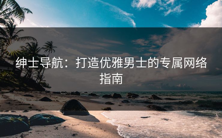 绅士导航：打造优雅男士的专属网络指南  第1张